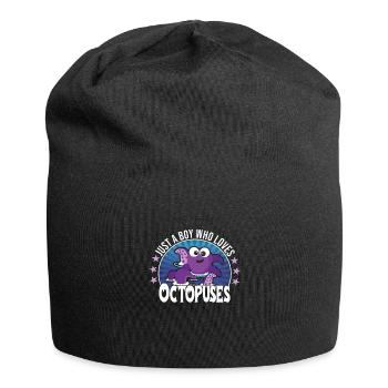 Octopus - Jersey Beanie - black - Front