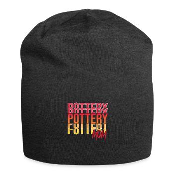 Faire de la poterie - Bonnet en jersey - charbon - Devant