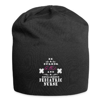 Infirmière pour enfants - Bonnet en jersey - noir - Devant