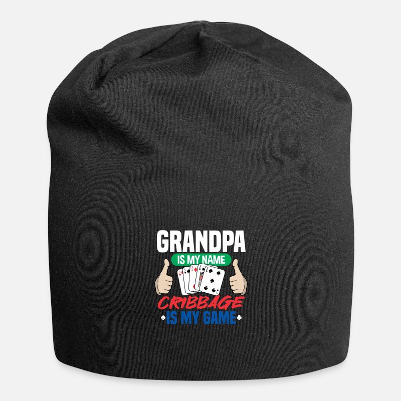 Cribbage - Jersey-Beanie - Schwarz