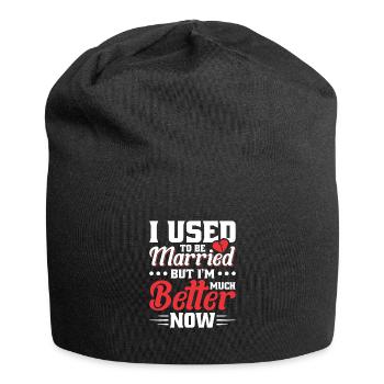 Wedding - Jersey Beanie - black - Front