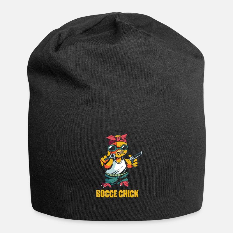 Bocce - Jersey-Beanie - Schwarz