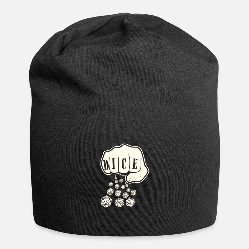 Rollenspiel - Jersey-Beanie - Schwarz