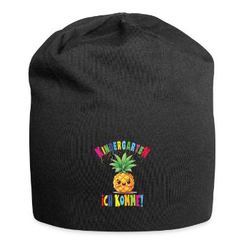 Kindergarten - Jersey-Beanie - Schwarz - Vorne