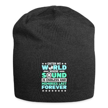 Festival - Jersey Beanie - charcoal grey - Front