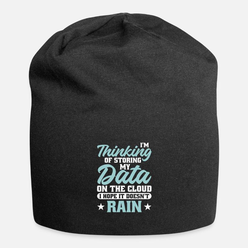 Daten Analytiker Datenschutz Beauftragter - Jersey-Beanie - Schwarz