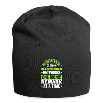 Network Engineer - Jersey-Beanie - Schwarz - Vorne