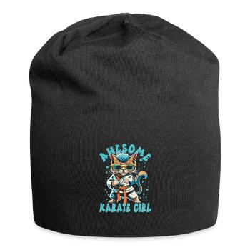 karaté - Bonnet en jersey - noir - Devant