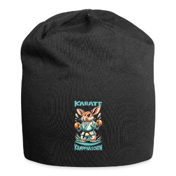 Karate - Jersey-Beanie - Schwarz - Vorne