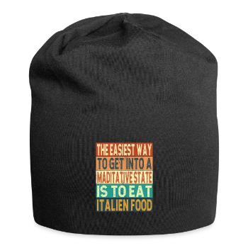 Italian food - Jersey Beanie - black - Front