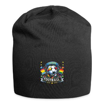 Fußball - Jersey-Beanie - Schwarz - Vorne