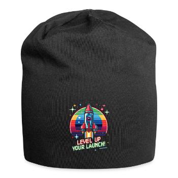 Rocket - Jersey Beanie - black - Front