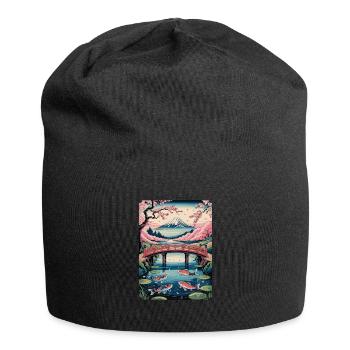 Urlaub - Jersey-Beanie - Schwarz - Vorne