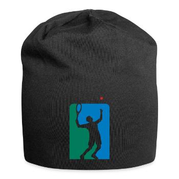 tennis_0809_3c - Jersey Beanie - black - Front