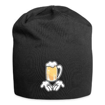 One Beer - Jersey-Beanie - Schwarz - Vorne
