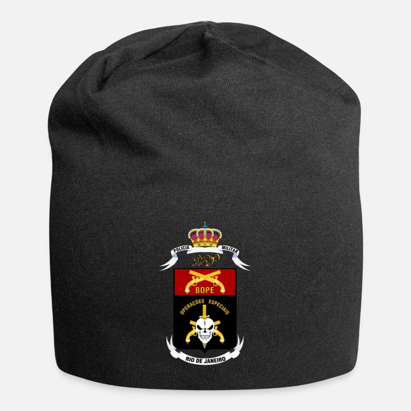BOPE - Bonnet en jersey - noir