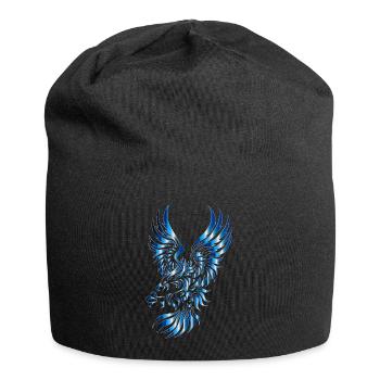 adler eagle bussard falke habicht hawk falcon14 - Jersey-Beanie - Schwarz - Vorne