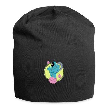 The good astronaut walking - Jersey Beanie - black - Front