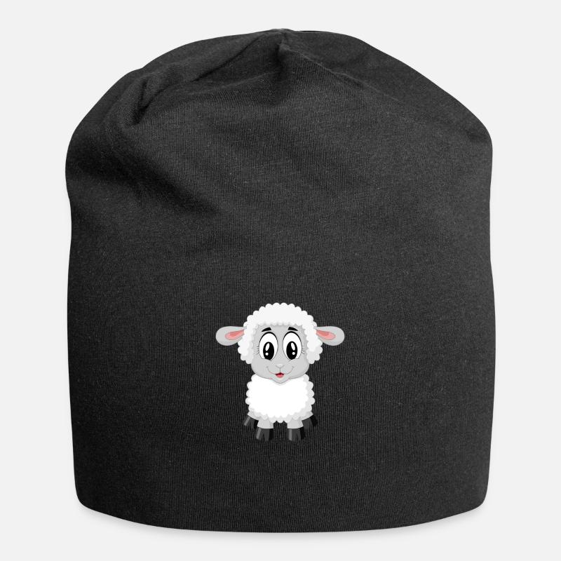 mouton - Bonnet en jersey - noir