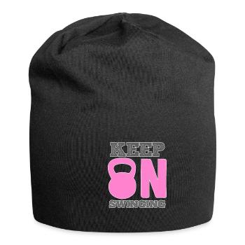 Fitness - Jersey-Beanie - Schwarz - Vorne