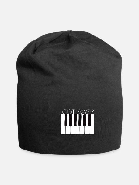 Musik - Jersey-Beanie - Schwarz