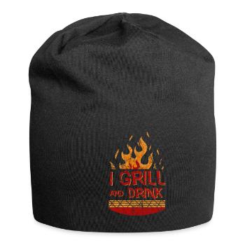 grilling - Jersey Beanie - black - Front