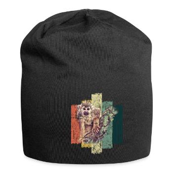singe - Bonnet en jersey - noir - Devant