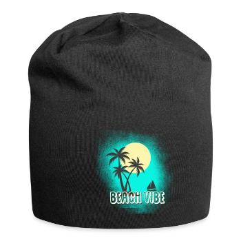 Strand - Jersey-Beanie - Schwarz - Vorne