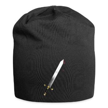 Sword with blood - Jersey Beanie - black - Front