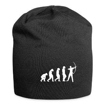 Evolution Archer Bow and Arrow - Jersey Beanie - black - Front