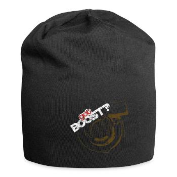 Auto - Jersey-Beanie - Schwarz - Vorne