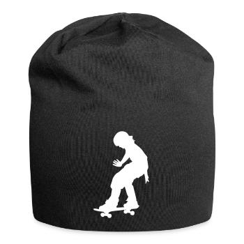 Skater - Jersey Beanie - black - Front