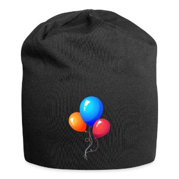 Alles Gute zum Geburtstag - Jersey-Beanie - Schwarz - Vorne