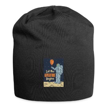 Let the Adventure L’idée de cadeau de Bégin - Bonnet en jersey - noir - Devant