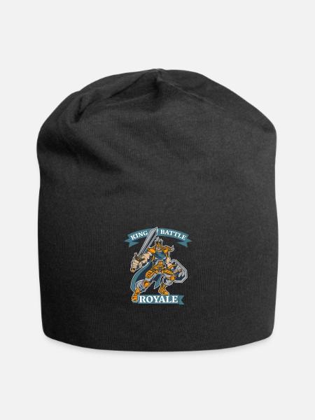 King of Battle Geschenkidee - Jersey-Beanie - Schwarz