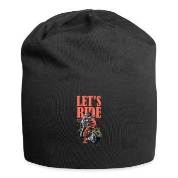 Skull Rider Killer And Guns Geschenkidee - Jersey-Beanie - Schwarz - Vorne