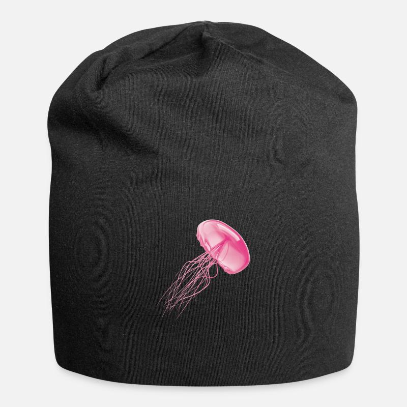 jellyfish - Jersey Beanie - black