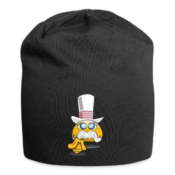 emoticon_recrute_2 - Bonnet en jersey - noir - Devant