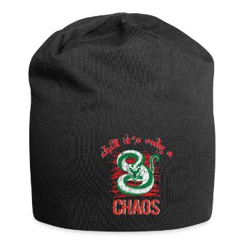 Snake Reptile Gift Gift Idea - Jersey Beanie - black - Front