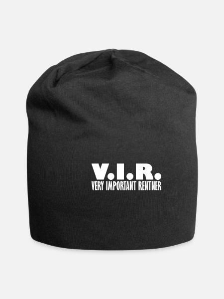 VIP Rentner Wichtiger Rentner Rente Ruhestand - Jersey-Beanie - Schwarz