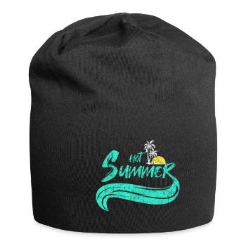 plage - Bonnet en jersey - noir - Devant