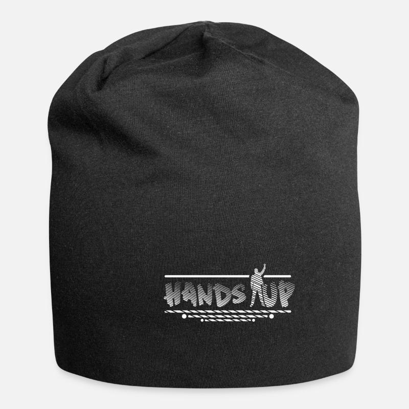 Hands up. - Jersey-Beanie - Schwarz