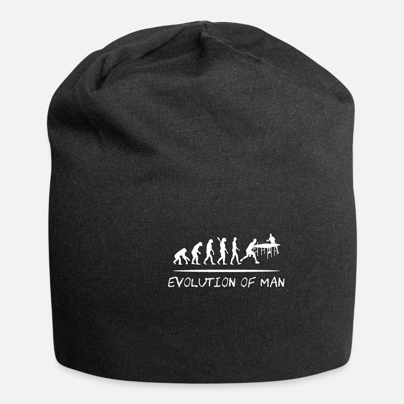 Evolution of Man tennis de table - Bonnet en jersey - noir