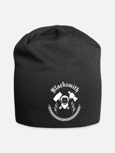 Forgeron lisse papy style cool homme - Bonnet en jersey - noir