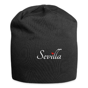Séville Espagne Spain Espana Idée de cadeau - Bonnet en jersey - noir - Devant