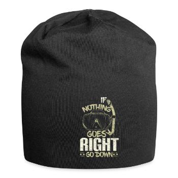 Diving swimming - Jersey Beanie - black - Front