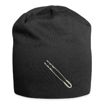 Pinces à griller - Bonnet en jersey - noir - Devant