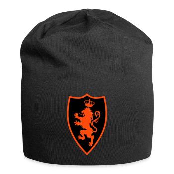 22 Ritterschild Löwe Krone - Jersey-Beanie - Schwarz - Vorne