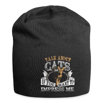 Chat Chats - Bonnet en jersey - noir - Devant