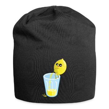 Lemon pees lemonade - Jersey Beanie - black - Front